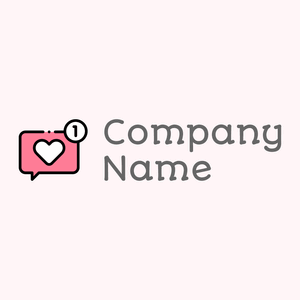 Comment logo on a Lavender Blush background - Abstracto