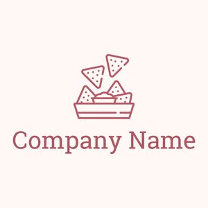 Nachos logo on a Seashell background - Alimentos & Bebidas