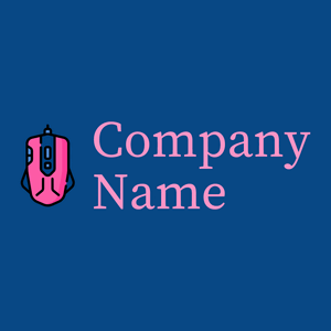 Mouse logo on a Dark Cerulean background - Giochi & Divertimento