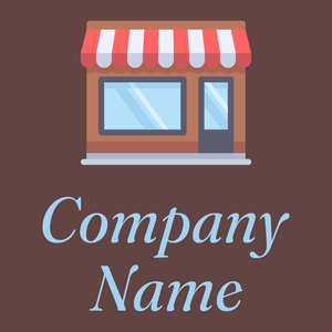 Online store logo on a Congo Brown background - Imóveis & Hipoteca
