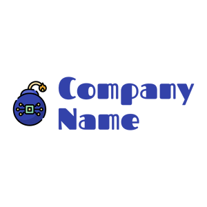 Time bomb logo on a White background - Internet