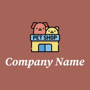 Pet shop on a Au Chico background - Dieren/huisdieren