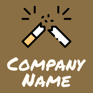 Cigarette on a Dark Wood background - Médicale & Pharmaceutique
