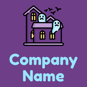 Haunted House logo on a Daisy Bush background - Architettura