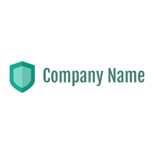 Turquoise Shield logo on a White background - Negócios & Consultoria