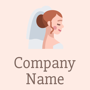 Bride logo on a Misty Rose background - Bruiloft diensten