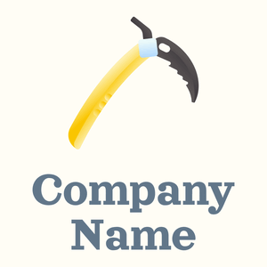 Ice axe on a Floral White background - Domaine sportif