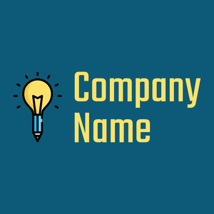 Copywriting logo on a Dark Cerulean background - Negócios & Consultoria
