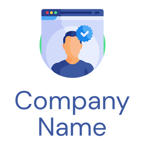 Lavender Blue Verified account on a White background - Entreprise & Consultant