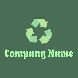 Recycling logo on a Como background - Medio ambiente & Ecología