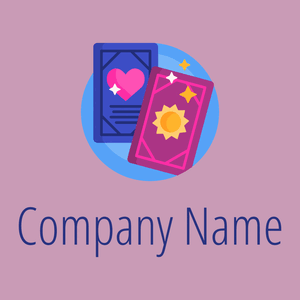 Tarot logo on a Lily background - Abstracto