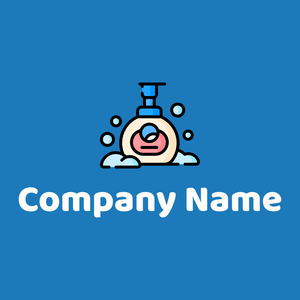 Hand soap logo on a Denim background - Nettoyage & Entretien