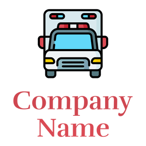Ambulance logo on a White background - Segurança