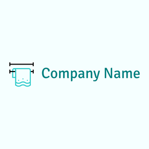 Towel logo on a Azure background - Nettoyage & Entretien