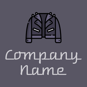 Leather jacket logo on a Smoky background - Mode & Beauté