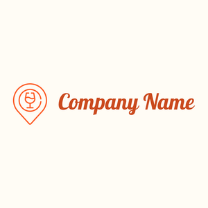 Pin logo on a Floral White background - Agricultura