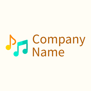 Music note logo on a White background - Entertainment & Kunst
