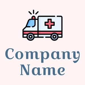 Ambulance on a Snow background - Hospital & Farmácia