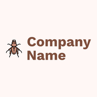 Insect logo on a Snow background - Umwelt & Natur