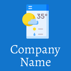 Weather app on a Denim background - Communicações