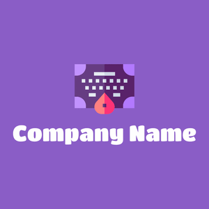Spirit board logo on a Amethyst background - Abstrait