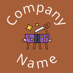 Magic box logo on a Desert background - Divertissement & Arts