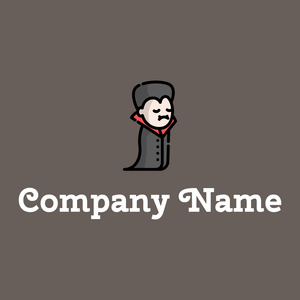 Vampire logo on a Zambezi background - Abstracto