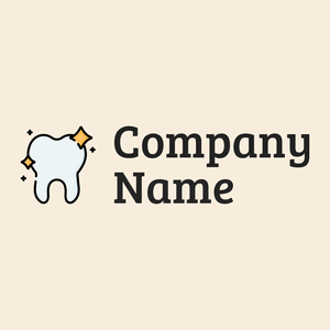 Tooth logo on a Island Spice background - Médicale & Pharmaceutique