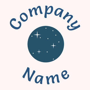 Space logo on a Snow background - Abstrato