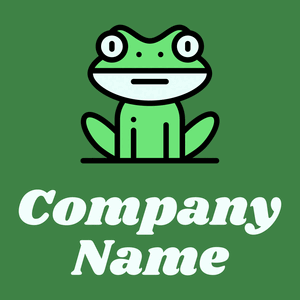 Frog logo on a Amazon background - Animali & Cuccioli
