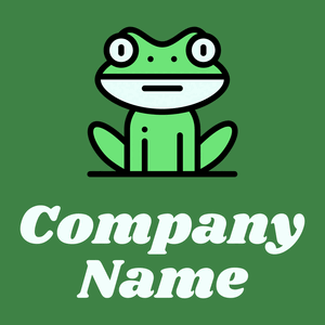Frog logo on a Amazon background - Dieren/huisdieren