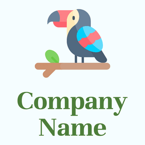 Bismark Toucan on a Azure background - Animais e Pets
