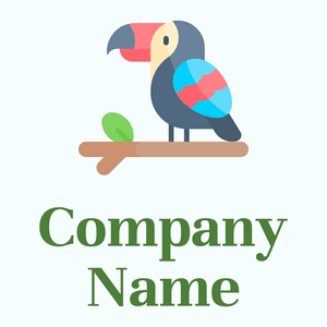 Bismark Toucan on a Azure background - Animali & Cuccioli