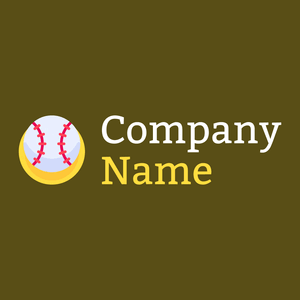 Alice Blue Baseball on a Baker's Chocolate background - Sport