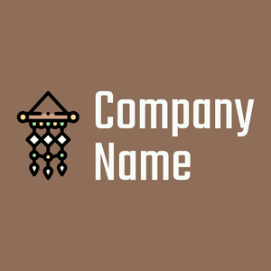 Macrame logo on a Beaver background - Arte & Intrattenimento