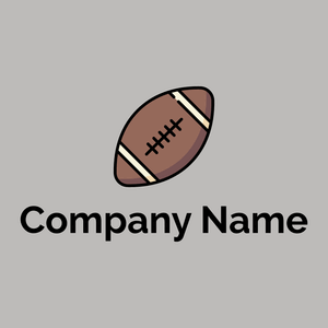 American football on a Pale Slate background - Sport
