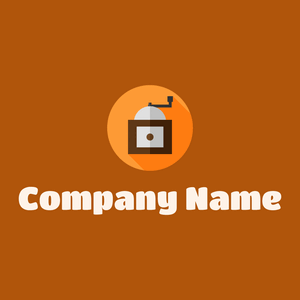 Grinder logo on a Rust background - Alimentos & Bebidas