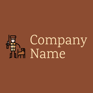 Hunter logo on a brown background - Sports