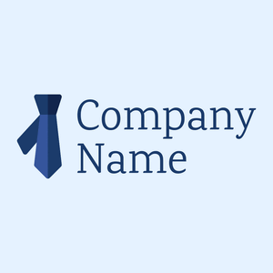 Tie logo on a Alice Blue background - Moda & Belleza