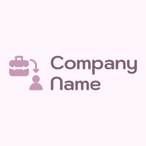 Business logo on a Lavender Blush background - Entreprise & Consultant