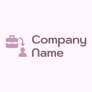 Business logo on a Lavender Blush background - Zakelijk & Consulting