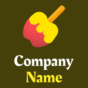Dark Tangerine Apple on a Raw Umber background - Landbouw