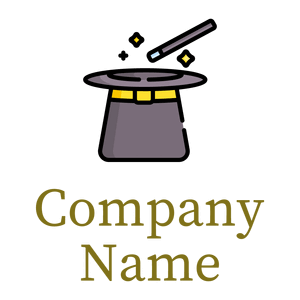 Magic hat logo on a White background - Arte & Intrattenimento