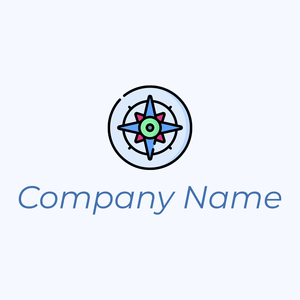 Compass on a Alice Blue background - Automobili & Veicoli