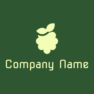 Raspberry logo on a Parsley background - Cibo & Bevande
