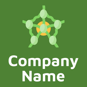 Lymph nodes logo on a Green Leaf background - Negócios & Consultoria