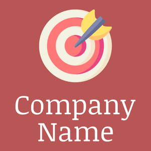 Dartboard logo on a Blush background - Games & Recreation