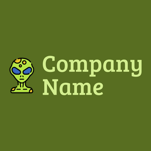 Alien on a Fiji Green background - Spiele & Freizeit