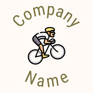 Cyclist on a Seashell background - Deportes