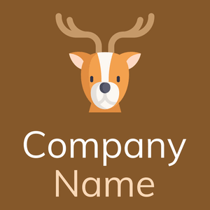 Deer on a Hot Curry background - Animaux & Animaux de compagnie